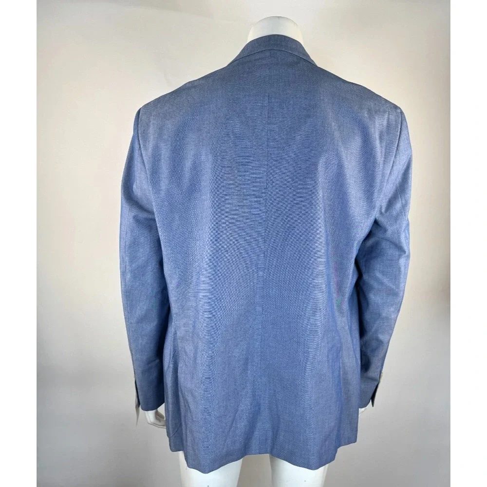 Southern Pines 2-Button Blazer Mnes XXL‎ NWT Lined Double-Vented Cotton Blue